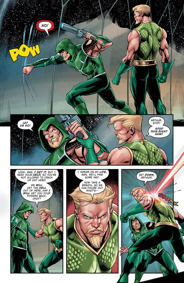Interior preview page from Aquaman/Green Arrow: Deep Target #4