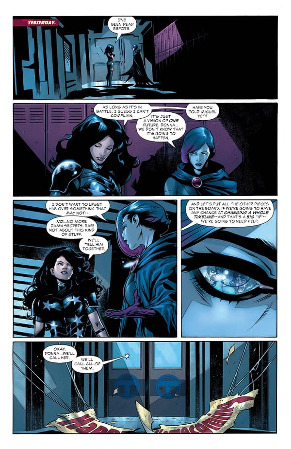 Interior preview page from Teen Titans Academy #11