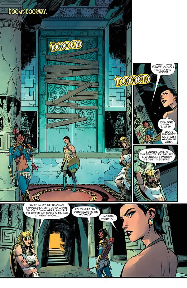 Interior preview page from Wonder Woman #785