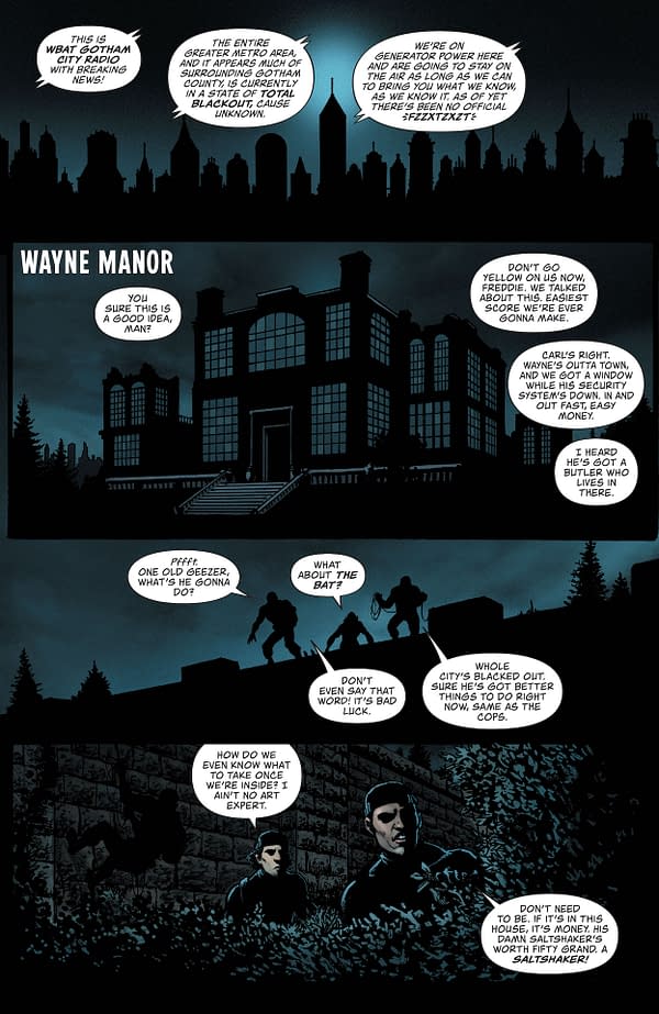 Interior preview page from Batman: Fortress #1
