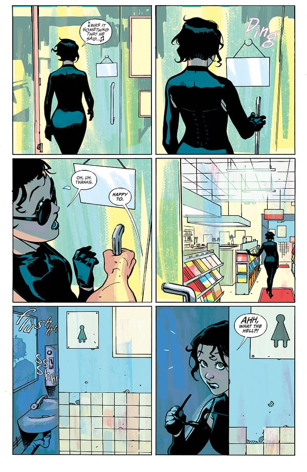 Interior preview page from Catwoman #43