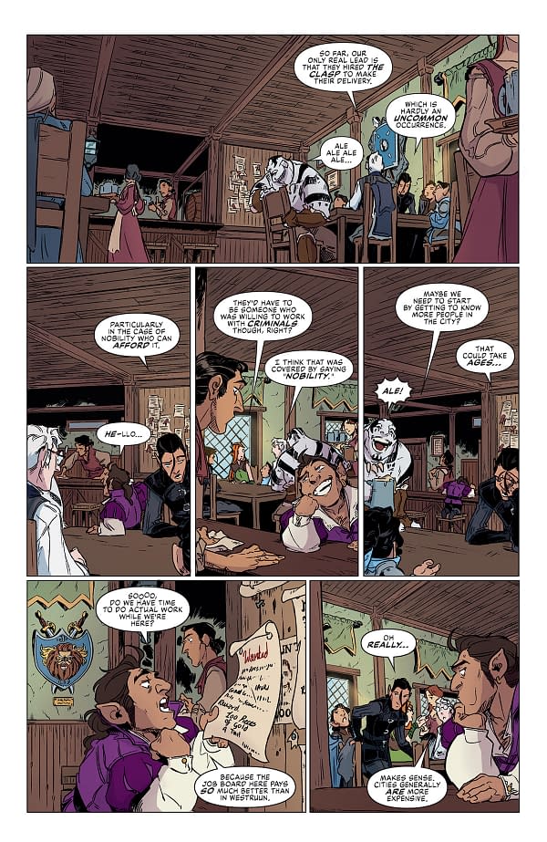 Interior preview page from Critical Role: Vox Machina Origins III #6