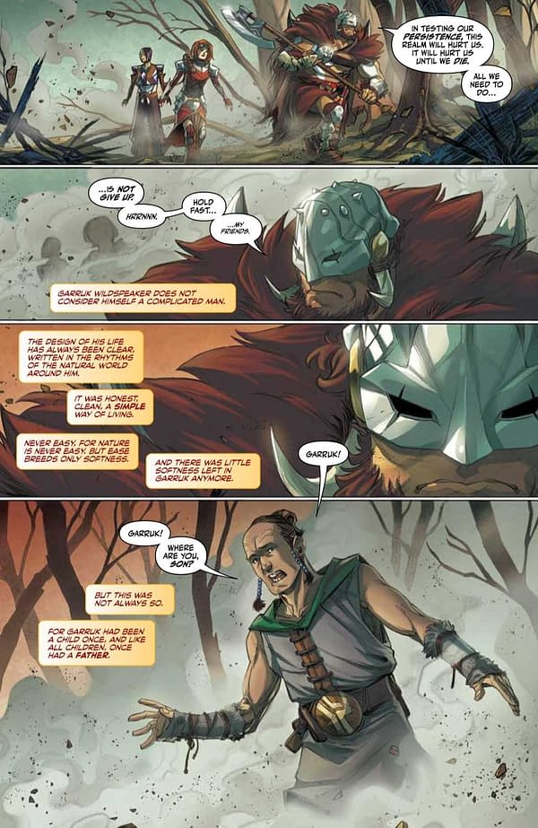 Interior preview page from Magic the Gathering #14