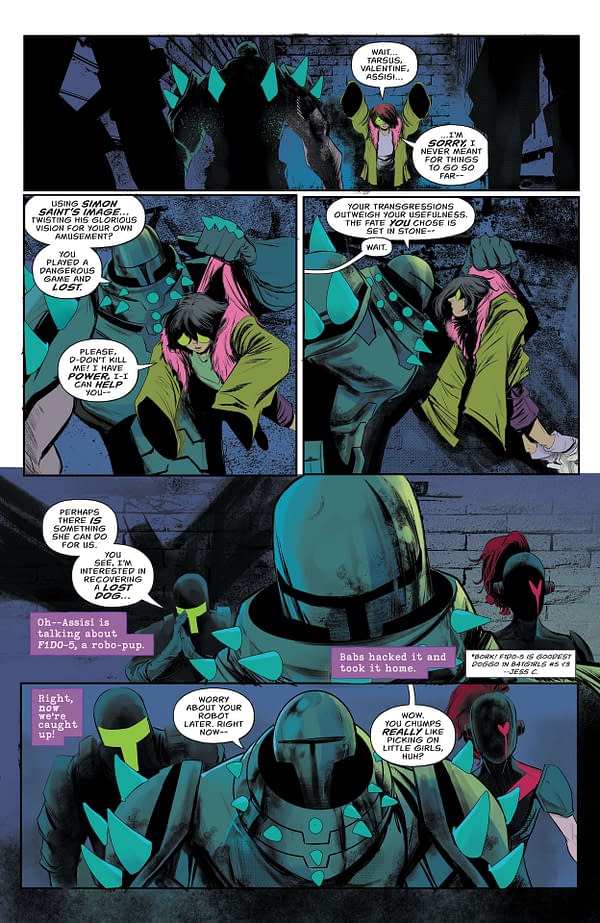 Interior preview page from Batgirls #7