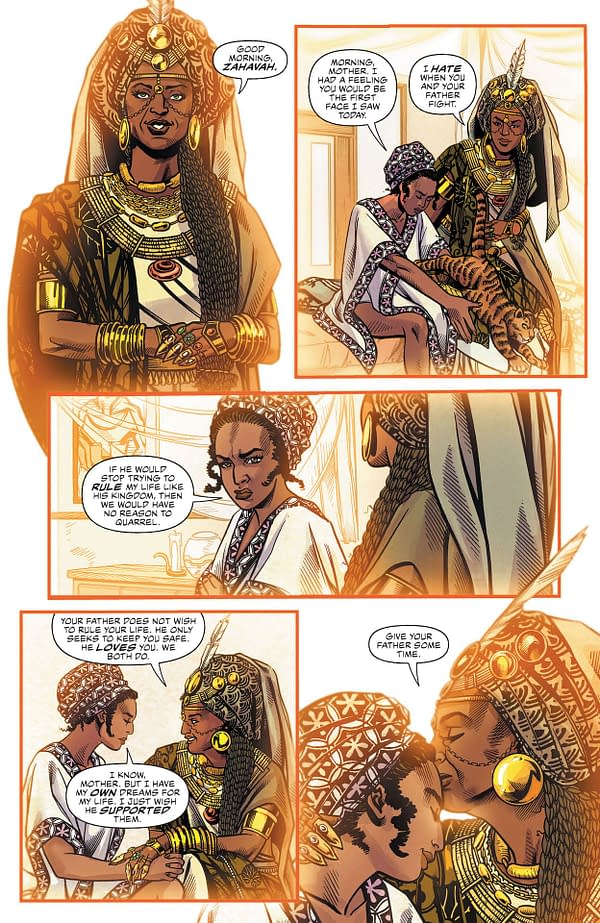 Interior preview page from Nubia: Queen of the Amazons #2