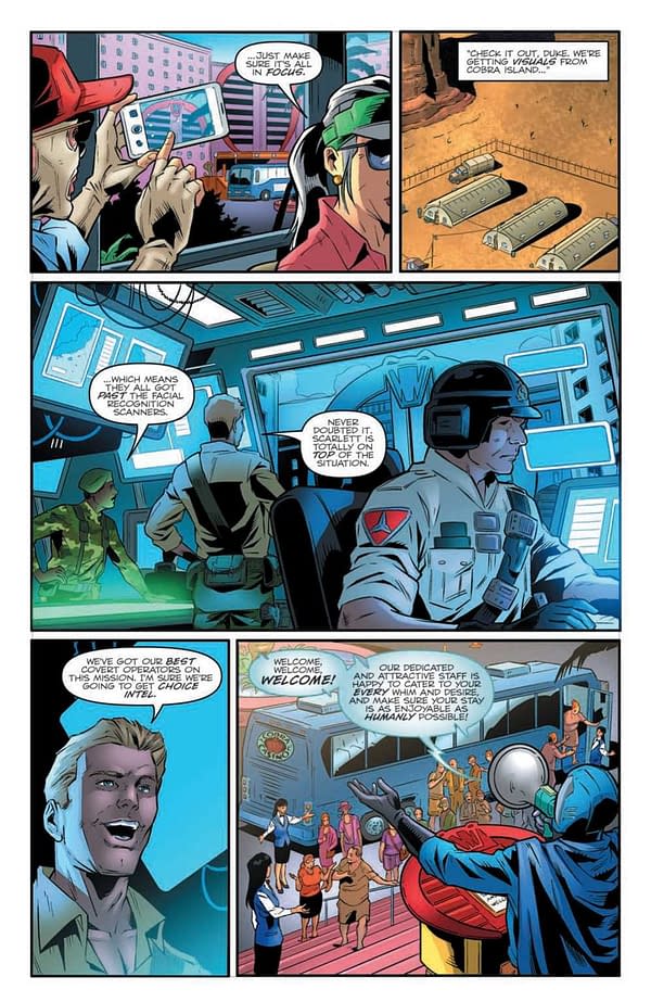 Interior preview page from GI Joe: A Real American Hero #293