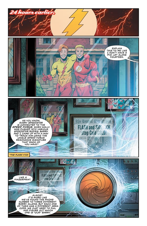 Interior preview page from Flash #783