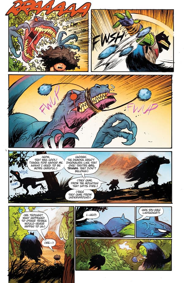 Interior preview page from Jurassic League #2