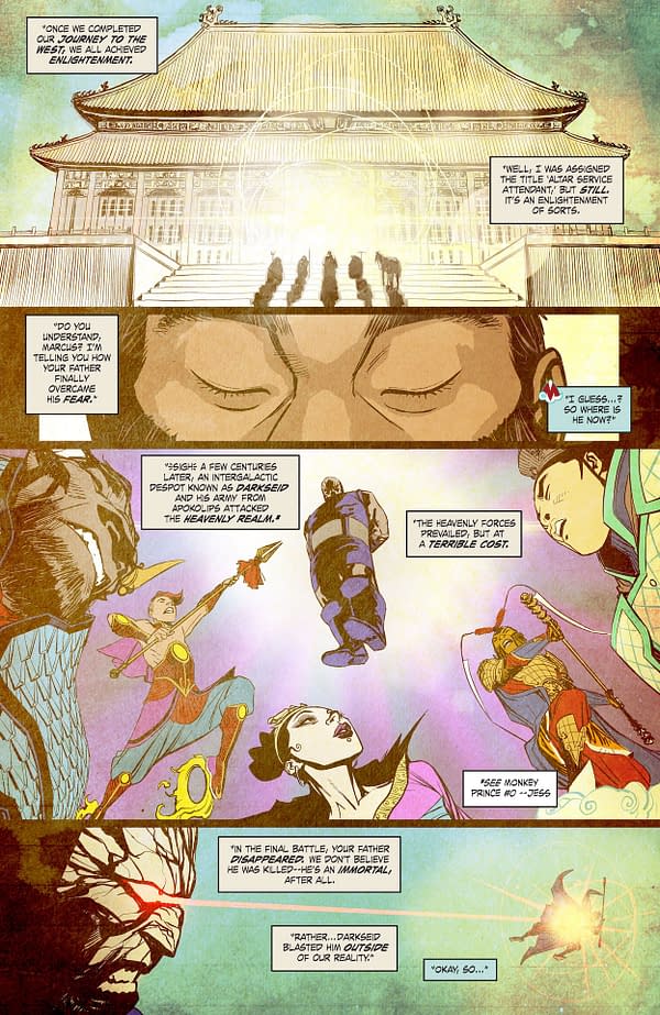 Interior preview page from Monkey Prince #6