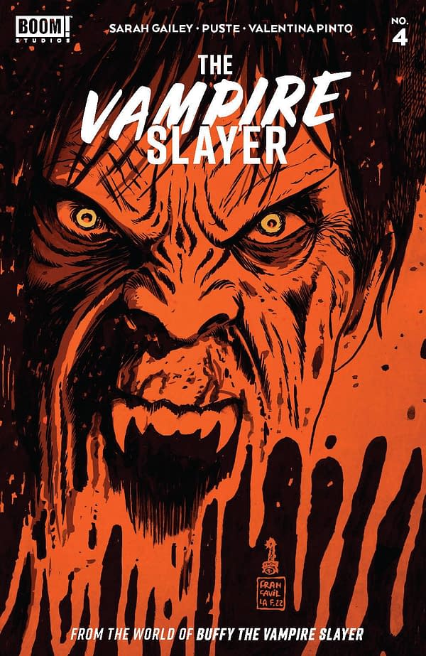 Cover image for VAMPIRE SLAYER (BUFFY) #4 CVR B BLOOD RED VAR