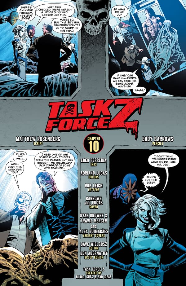 Interior preview page from Task Force Z #10