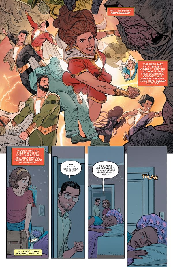 Interior preview page from New Champion of Shazam #1