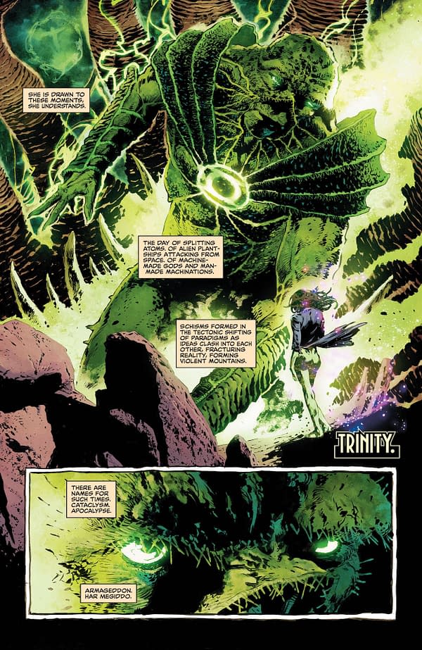 Interior preview page from Swamp Thing #15
