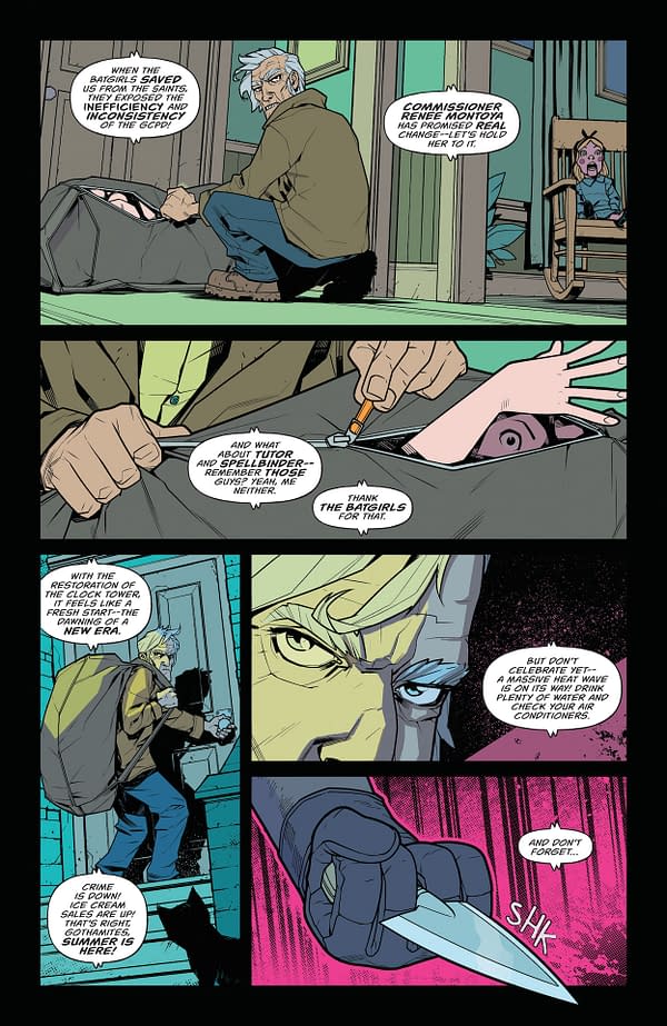 Interior preview page from Batgirls #9