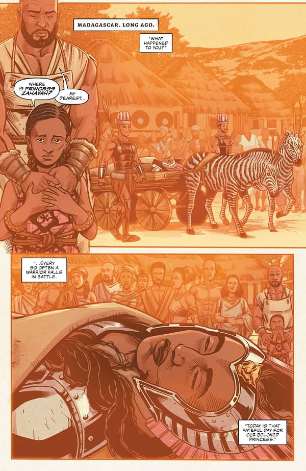 Interior preview page from Nubia: Queen of the Amazons #3