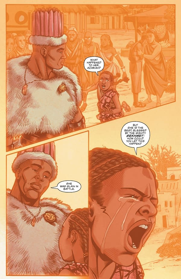 Interior preview page from Nubia: Queen of the Amazons #3