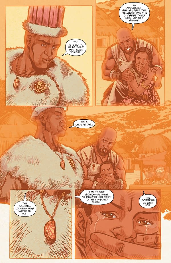 Interior preview page from Nubia: Queen of the Amazons #3