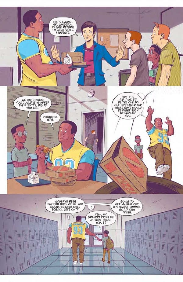 Interior preview page from WWE The New Day: Power of Positivity