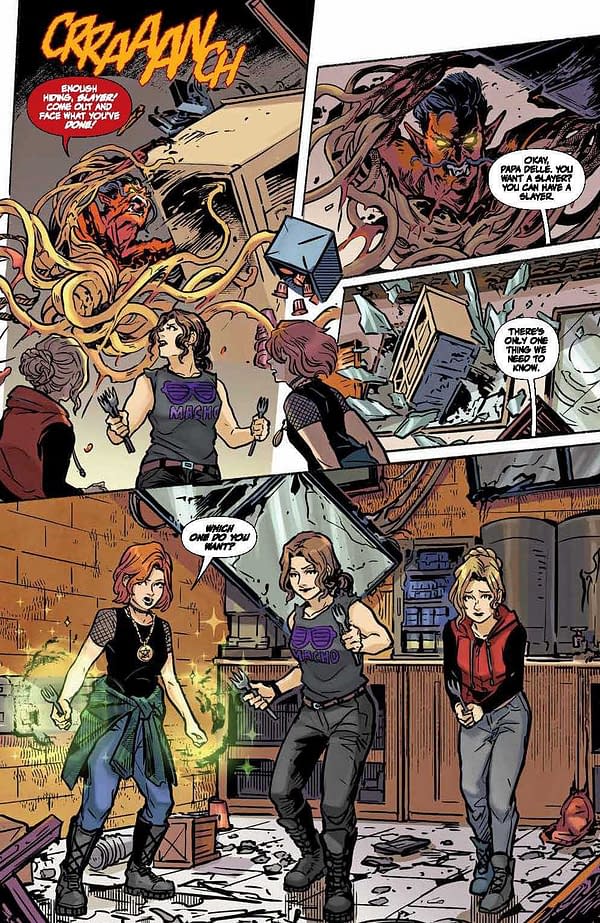 Interior preview page from Vampire Slayer #5