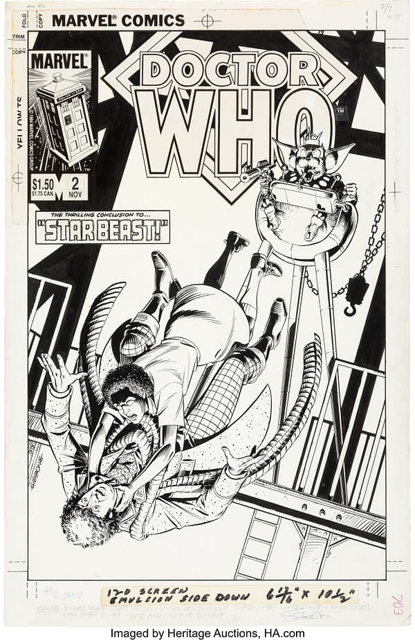 Watchmen #1 Original Artwork by Dave Gibbons & Alan Moore For Sale