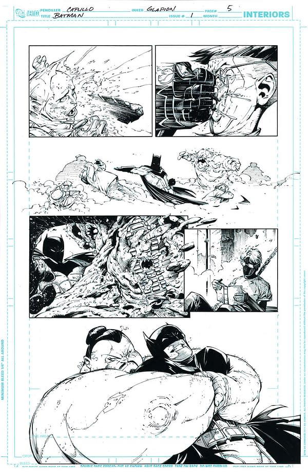 Page Five And Eight From Batman #1
