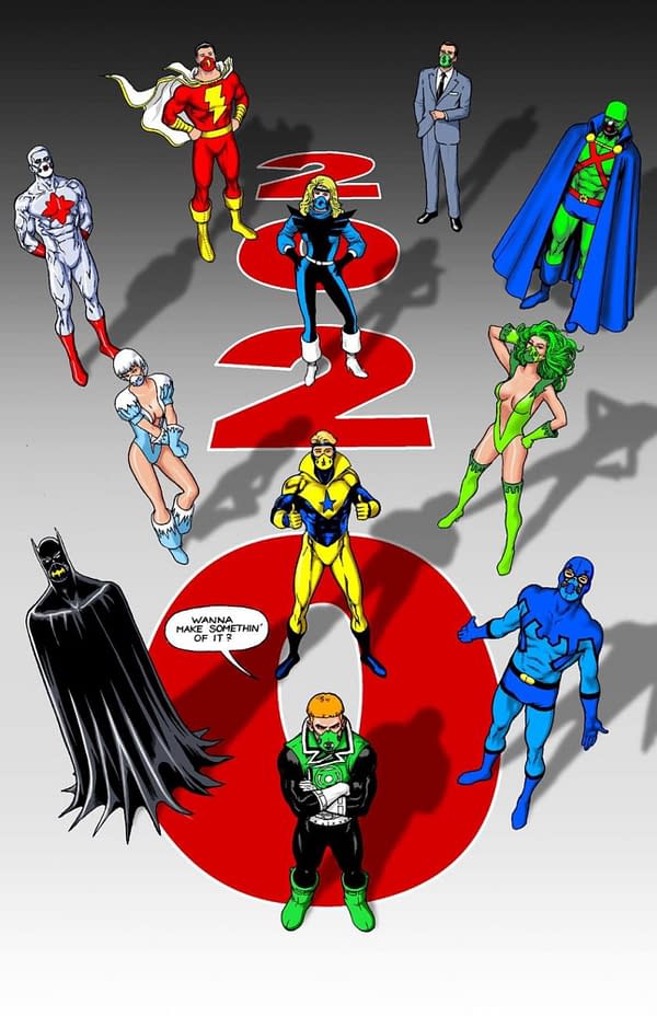 Kevin Maguire's Justice League Homage For 2020