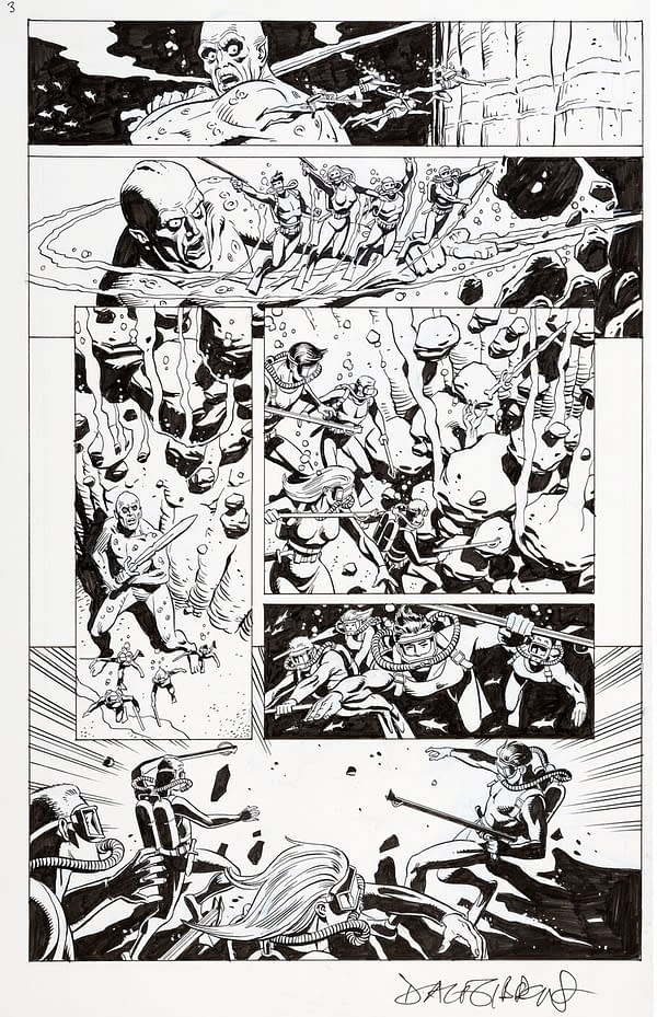 Dave Gibbons' Full Challengers Of The Unknown Original Art At Auction