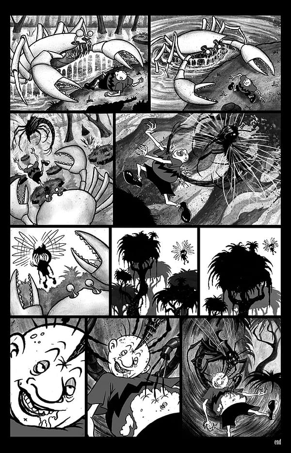 Billy Boy S Demented Kickstarter Journey Bleeding Cool Cartoon little black boy sitting crossed stock vektor. billy boy s demented kickstarter
