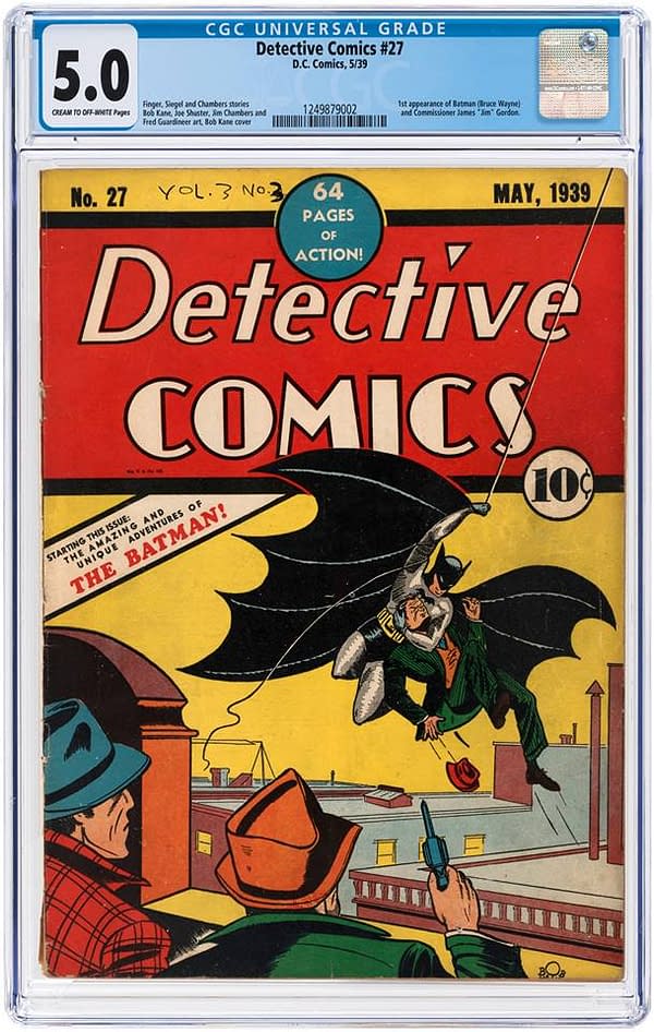 Detective Comics #27 Going up for Auction on February 20th