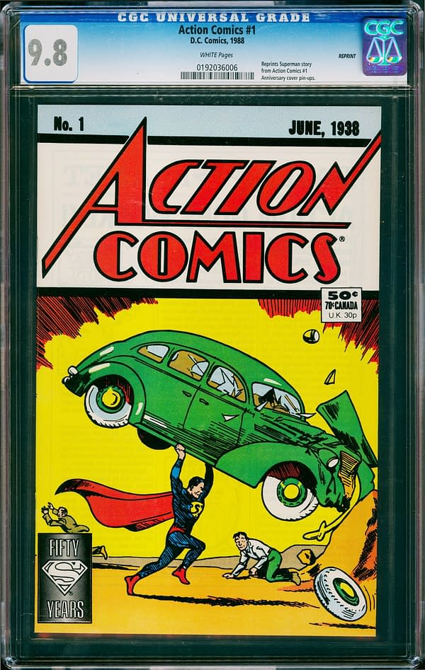 Tiny Speck From First Appearance Of Superman At Auction For $3000