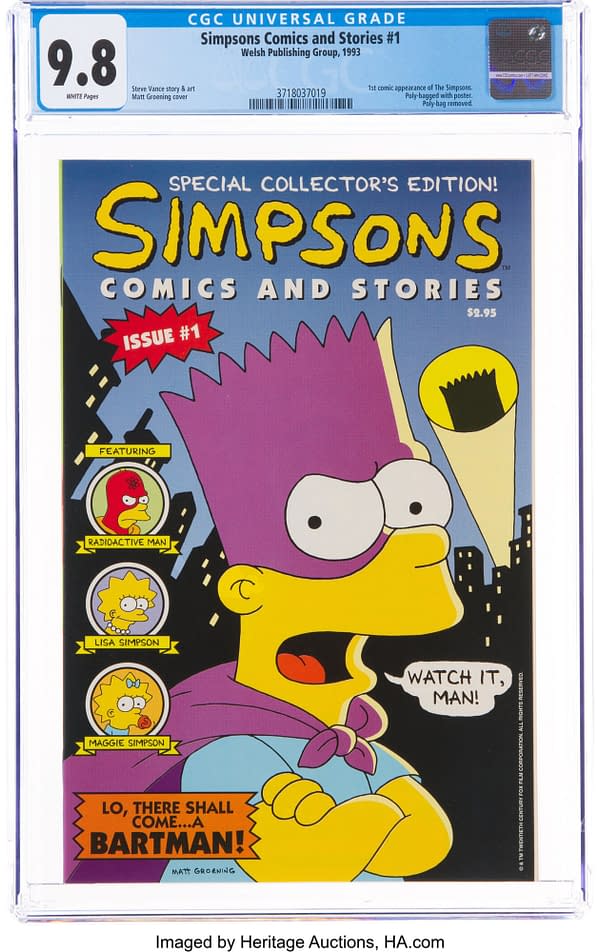 Simpsons Comics and Stories #1 (Welsh Publishing, 1993)
