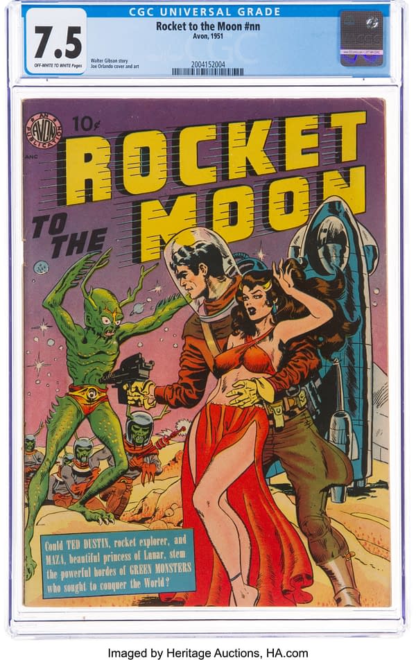 Rocket to the Moon #nn (Avon, 1951), written by Walter Gibson.