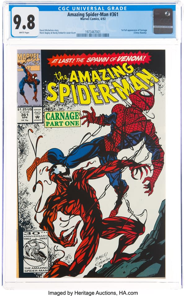 Amazing Spider-Man #361 First Carnage Set To Break Records At Auction
