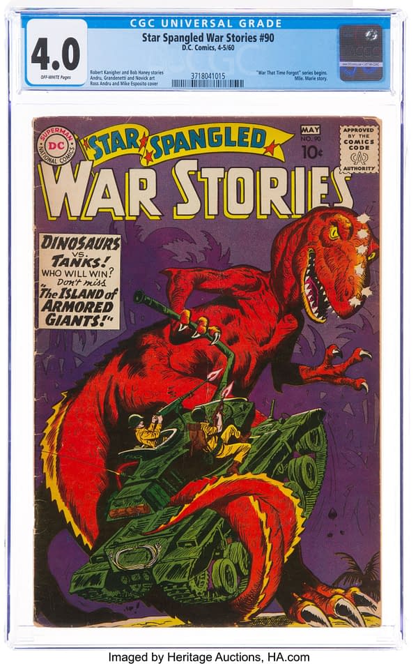Star Spangled War Stories #90, DC Comics 1960.