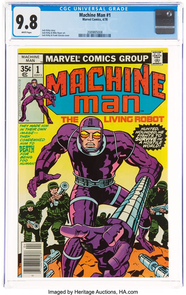 Machine Man #1, Marvel 1978.