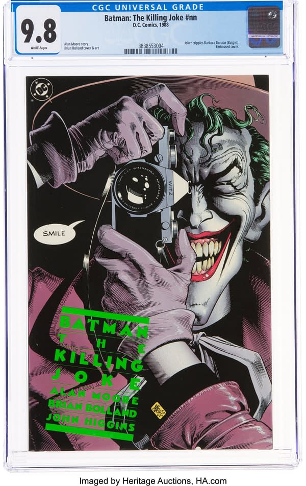 Alan Moore & Brian Bolland's Killing Joke, Currently $276 At Auction