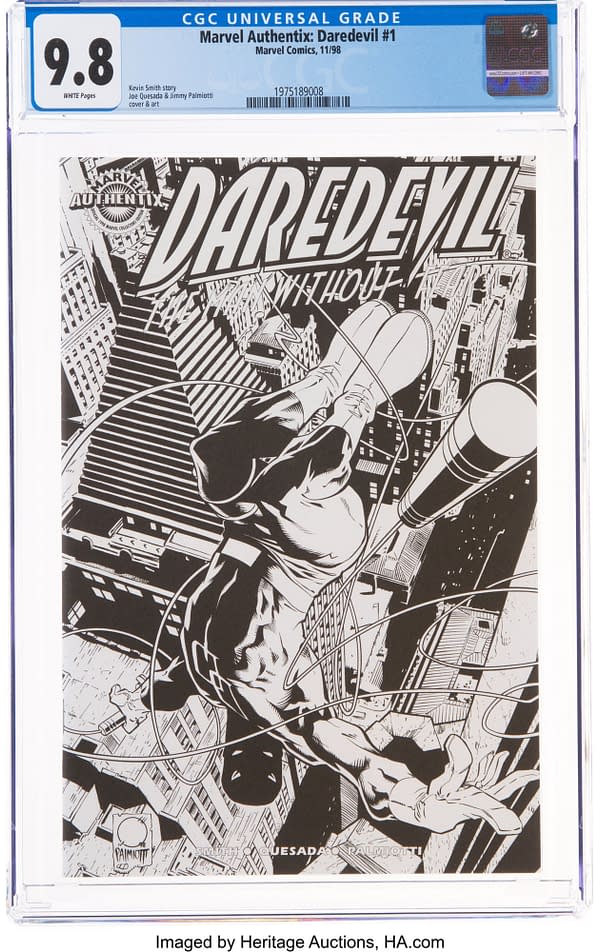 Daredevil #1 CGC 9.8 Taking Bids At Heritage Auctions...Not That One