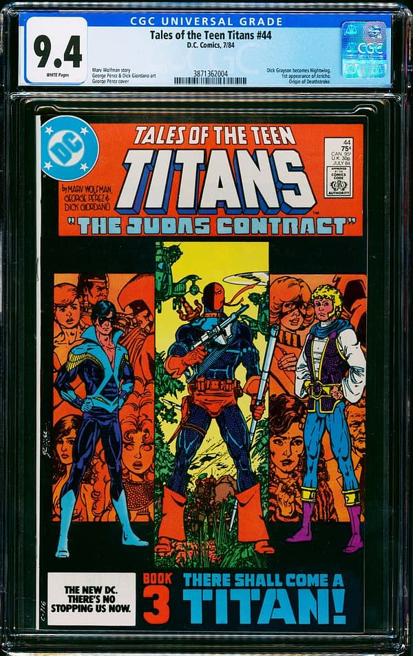 George Perez Teen Titans Goodness On Auction At ComicConnect