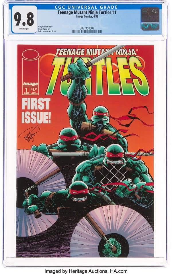 TMNT Image Comics #1 Taking Bids At Heritage Auctions Today