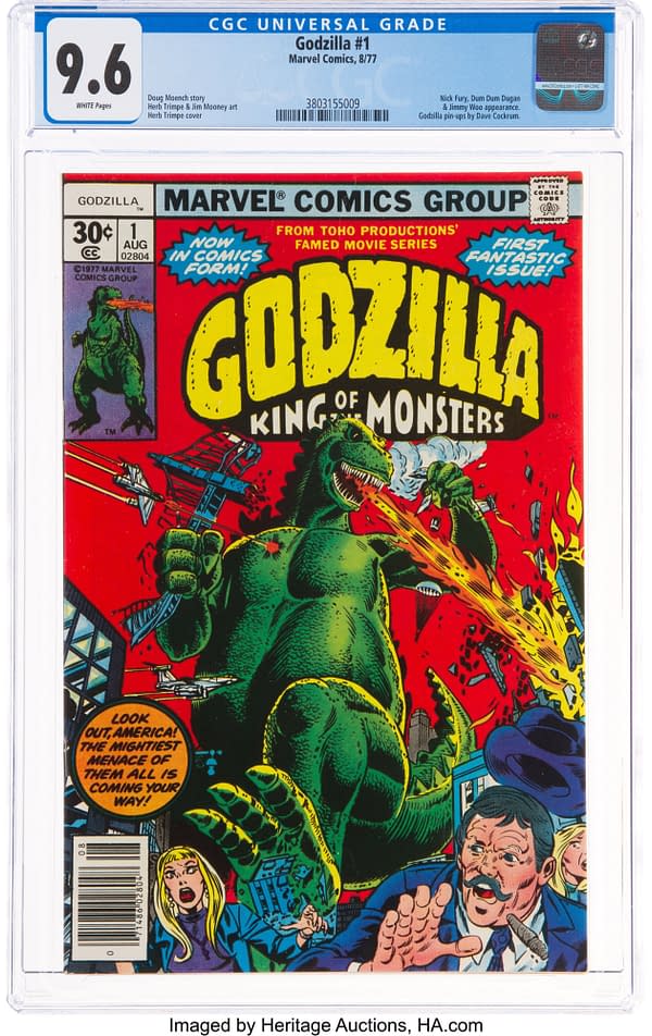 Godzilla Stomps Into Comics With CGC Copy At Heritage Auctions