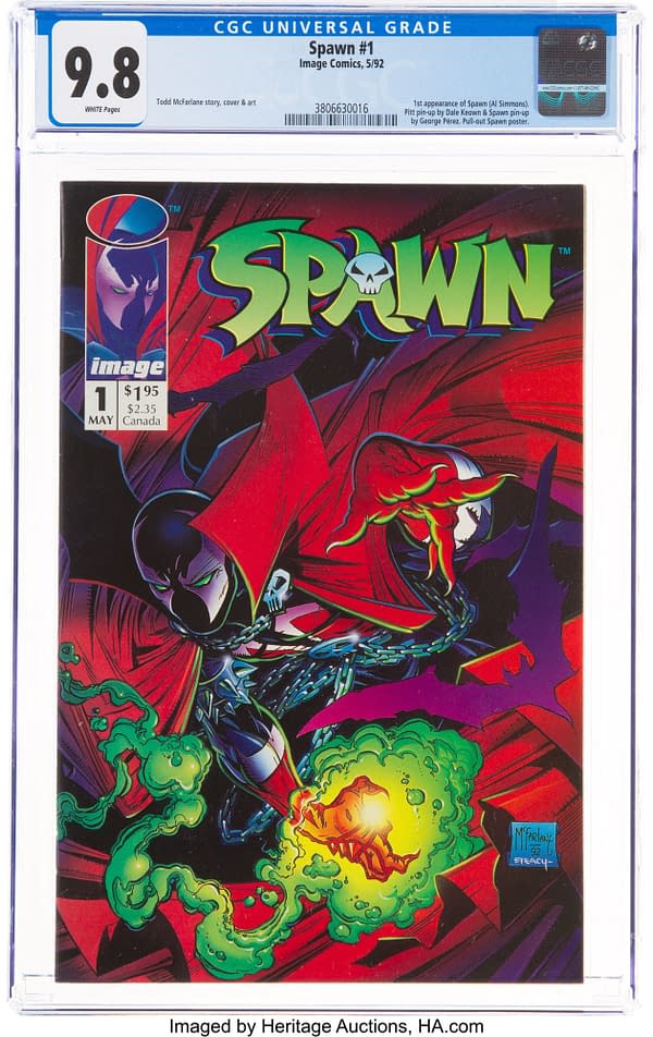 Spawn #1 Has Got Bids Of $129 Already At Auction
