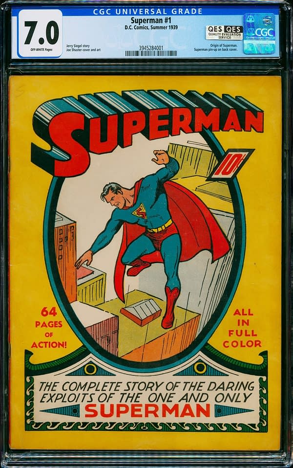 Superman #1, DC Comics 1939.