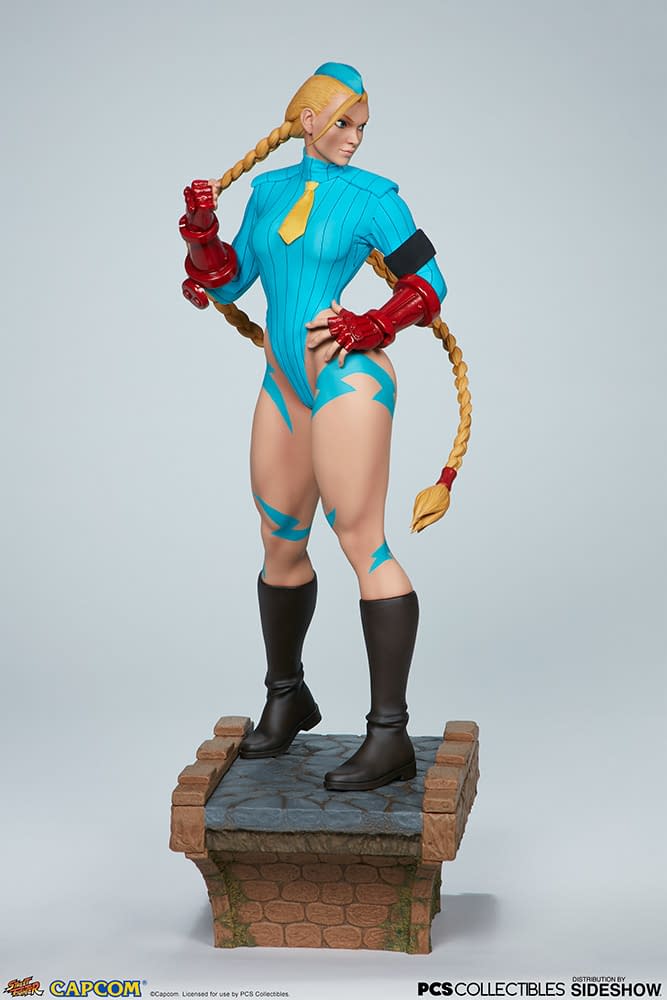 street fighter cammy statue