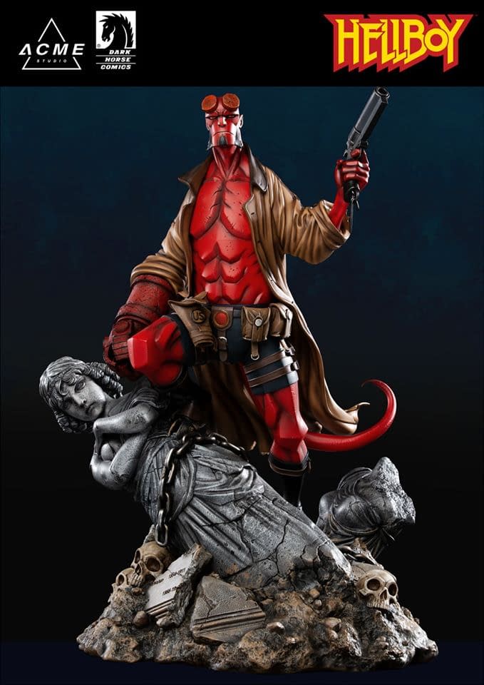 bowen hellboy statue