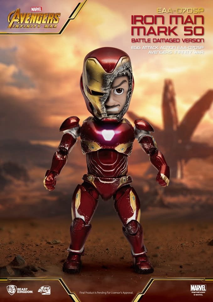 Iron Man Takes A Stand Against Thanos With Beast Kingdom