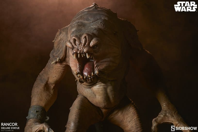 The Rancor Is Unleashed with a New Sideshow Collectibles Deluxe Statue.