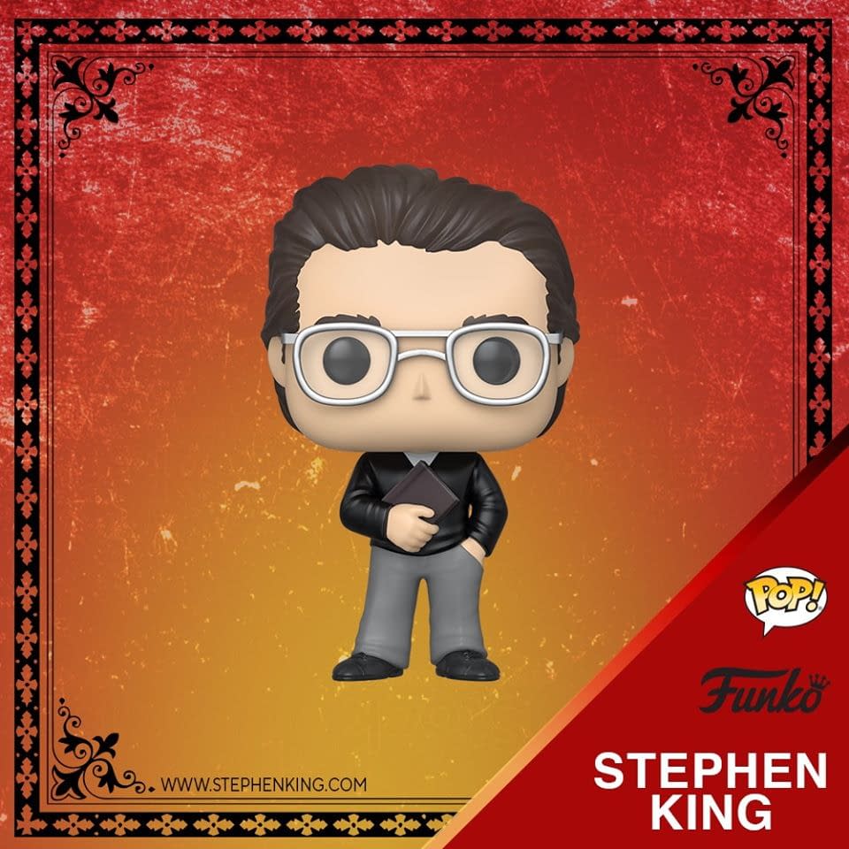 stephen king with balloon funko
