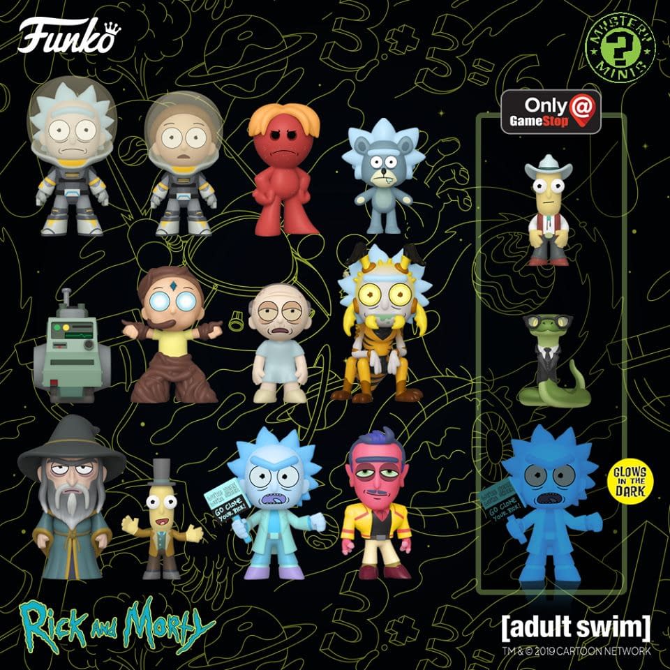 mini funko pop rick and morty