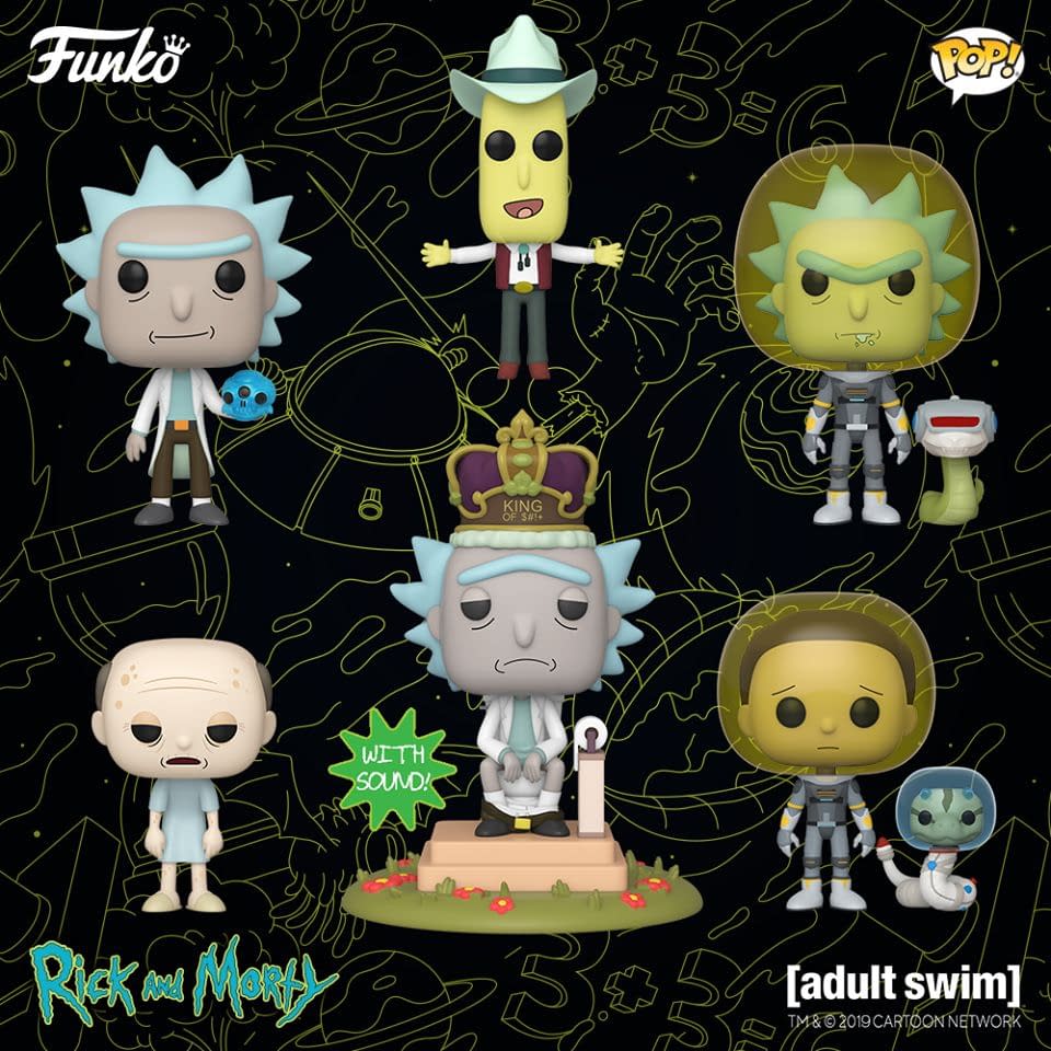 mini funko pop rick and morty