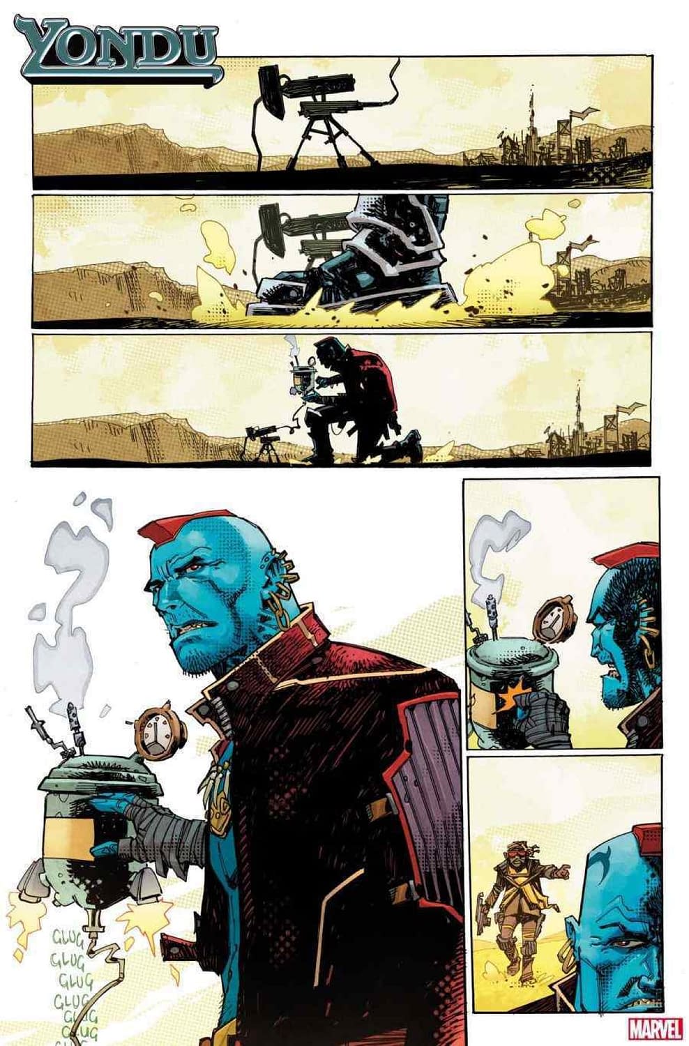 Marvel Comics 2019 Yondu #1 variant cover Guardians of the Galaxy